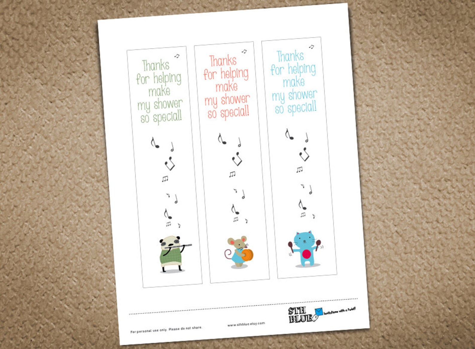 Bookmarks Baby Shower Favor Ideas Printable Gifts Gender Etsy