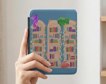 Fantasy Drache Kindle Hülle | Wunderliche Bibliothekshülle | Drachenreiter BookTok Zubehör (7"paperwhite)