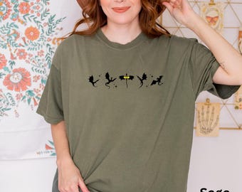 Fourth Wing Shirt: Basgiath War College Dragon Tee - Comfort Colors