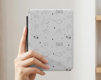 Magische Skizze Kindle Hülle | Verzauberte Doodle Reader Hülle | Passend für Paperwhite 7" | Wunderliches Freizeitpark Geschenk | Süße Märchen Kindle Hülle