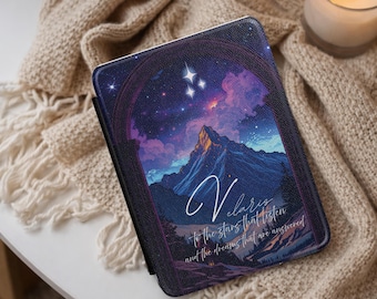Velaris Kindle Paperwhite Case 7" 12th Gen 2024 | ACOTAR BookTok Gift | Fantasy Book Lover Magnetic Kindle Cover with Handle Strap