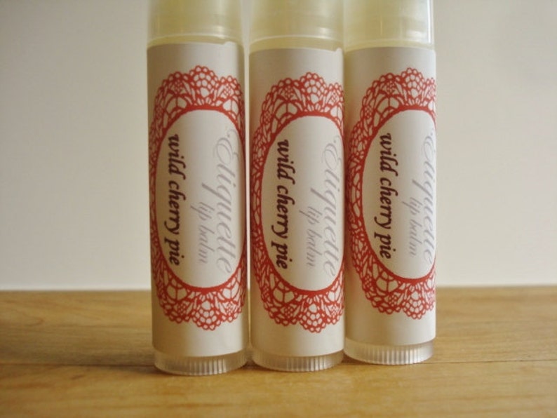 Wild Cherry Pie Lip Balm fall flavor lip gloss Etsy