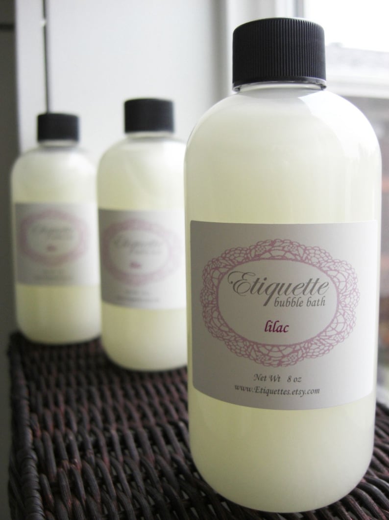 Lilac Bubble Bath 8oz Etsy