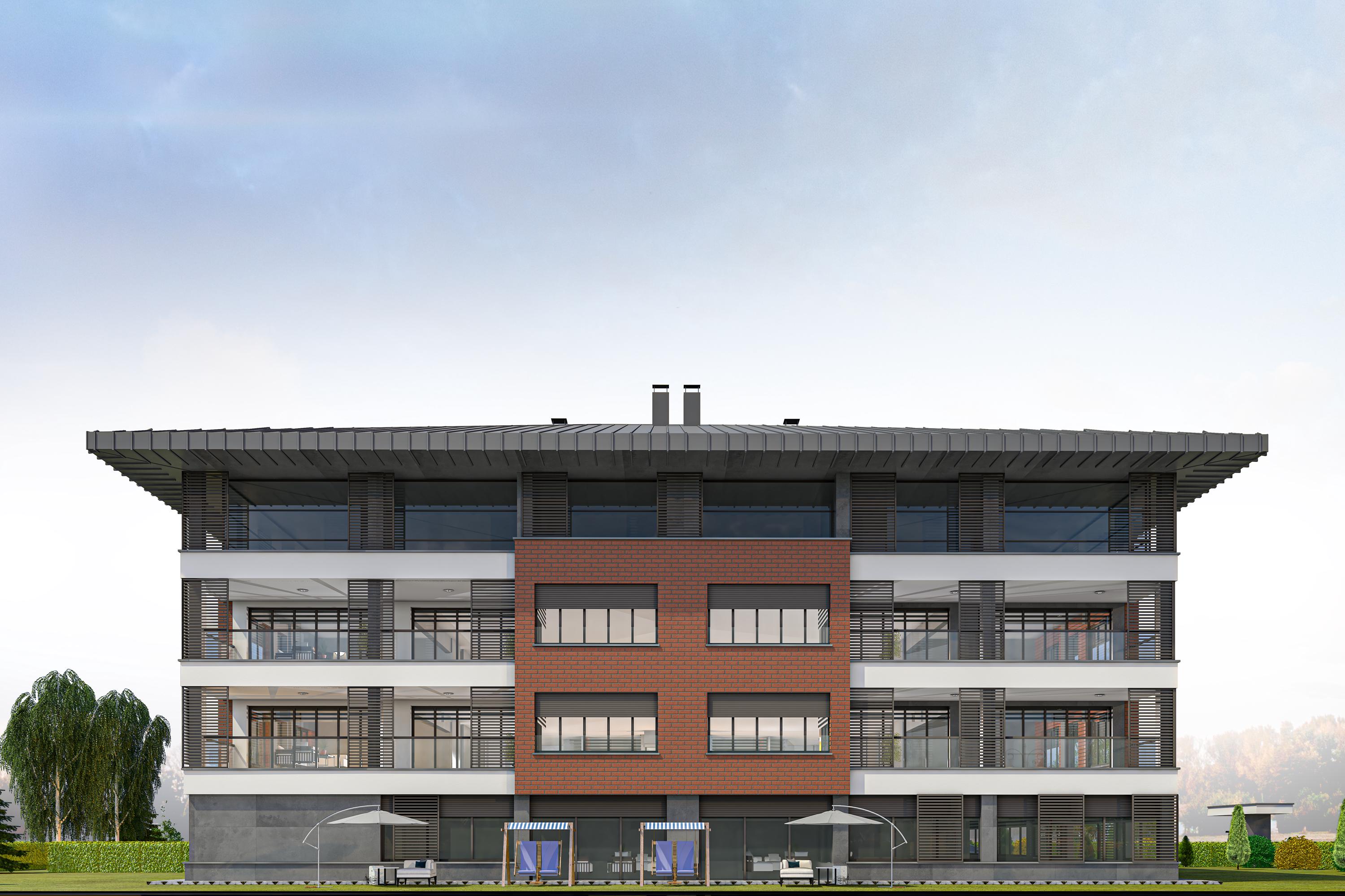 House Design Rendering Visualization 3D Exterior Home Design Rendering: Architectural Visualization Digital ...