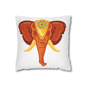 Bohemian Elephant Pillowcase - Cozy Home Decor, Elephant Lover Gift, Meditation, Yoga, Bedside Accent