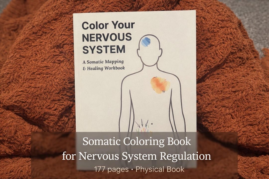 Somatic Coloring Book | Nervous System Regulation, Body Awareness ...