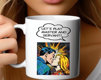 Master and Servant Mug – Depeche Mode Inspired Coffee Cup | 80s Music Lover Gift | Cool Studio Decor for Musicians & Home Recording Hobby