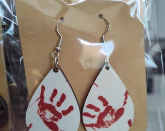 Halloween Dangle Earrings: Spooky Witch Ghost Pumpkin Design