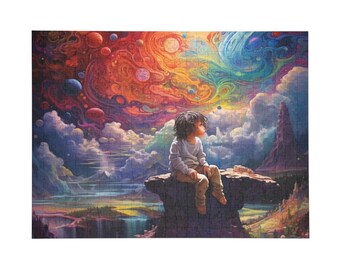 Cosmic Dreamer Puzzle - 500-Piece Fun for All Ages, Kids, Adults Gift, Family Activity, Relaxing Mindfulness, Cosmic Art