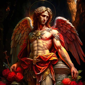 Archangel Gabriel – Divine Messenger Art Print | Spiritual Digital Download