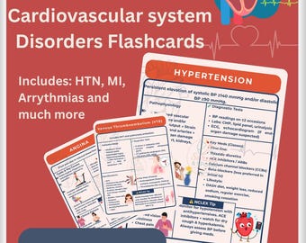 NCLEX MedSurg: Flashcards cardiovascular system