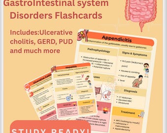 NCLEX Med-Surg Flashcards: Gastrointestinal system