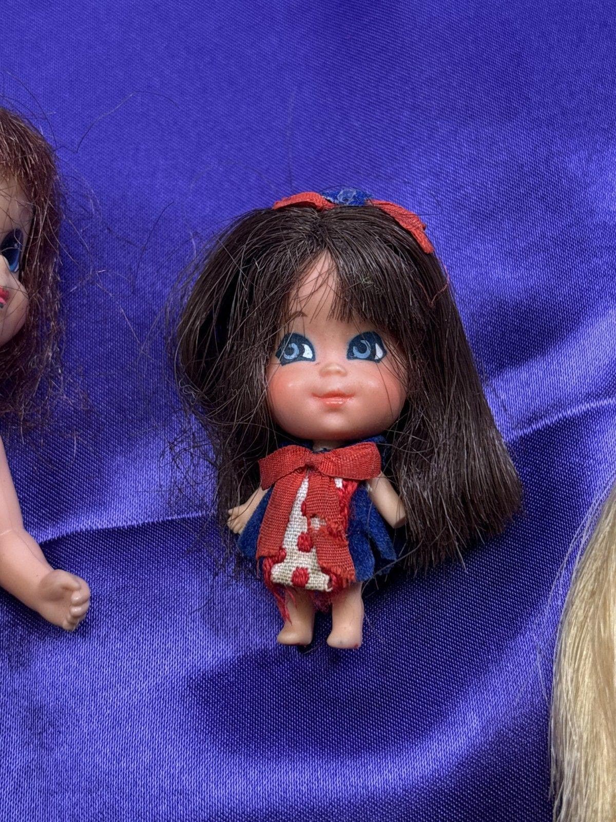 Vintage Liddle Kiddles HARRIET HELIDIDDLE Doll Lot 2 Liz Locket