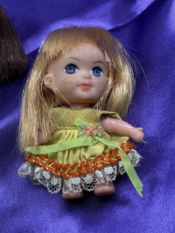 Vintage Liddle Kiddles HARRIET HELIDIDDLE Doll Lot 2 Liz Locket