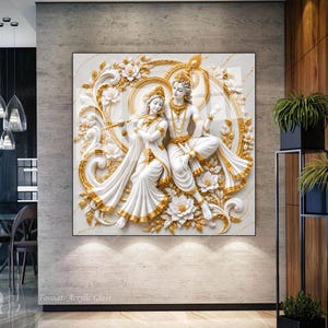 クリシュナのアート、クリシュナヴィンテージスタイルのインドの