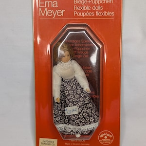 Vintage Erna Meyer Flexible Doll – Handmade in Western Germany – Factory Packaging