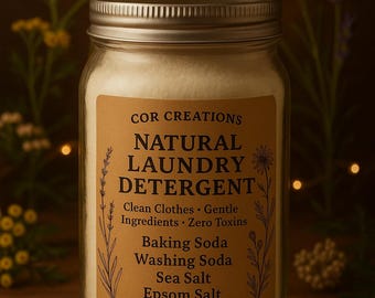 Detergente natural para ropa