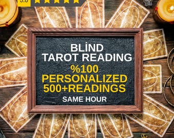 Same Hour Blind Tarot Reading: Love, Career, Soul Purpose