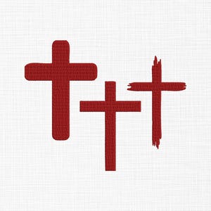 Cross Embroidery Design Mini Cross Embroidery Design Christian Cross Machine Embroidery Design 5 Sizes Digital Download