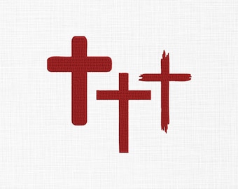 Christian Cross Embroidery Design, Mini Cross (5 Sizes) (Digital Download)