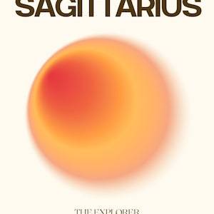 SAGITTARIUS - Zodiac capsule - digital print