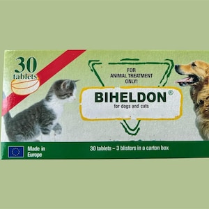 30 Tablets Wormer Roundworm Tapeworm Worming Tablet for Dog, Cat 7 WAY