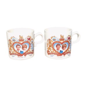 1981 Royal Wedding Mug: Prince Charles & Lady Diana Commemorative Cup