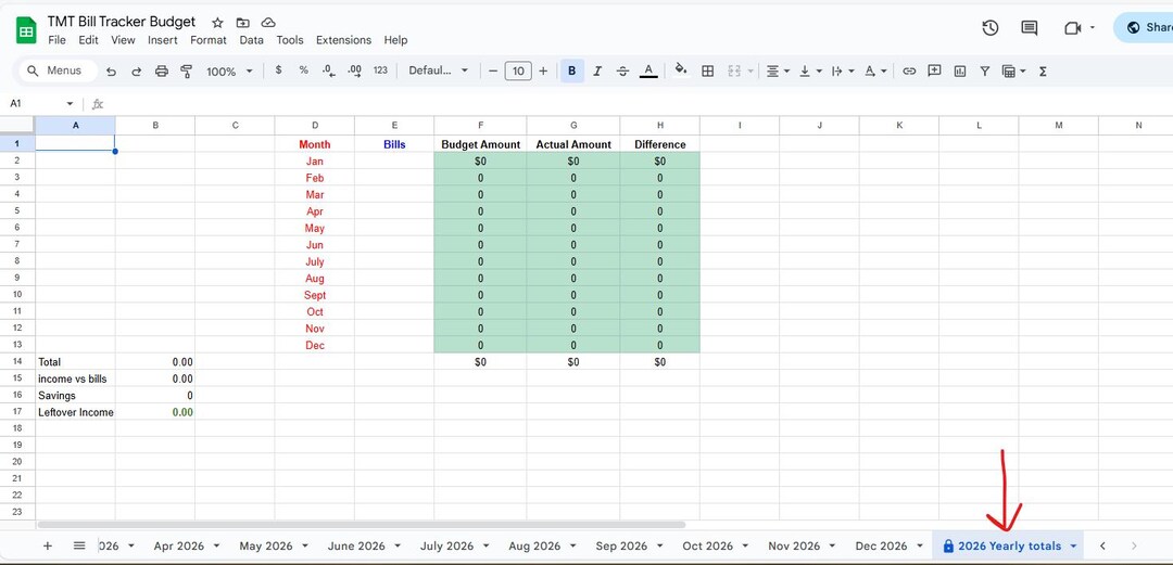 Google Sheets Budget Planner | Simple Monthly Budget Spreadsheet ...
