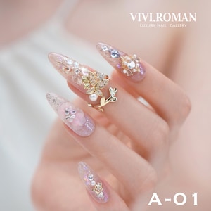 Luxury Crystal Nail Rings – Adjustable Gold & Silver Rhinestone Nail Jewelry, Elegant Bridal/Party Finger Nail Accessories