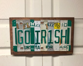 Irish License Plate Etsy