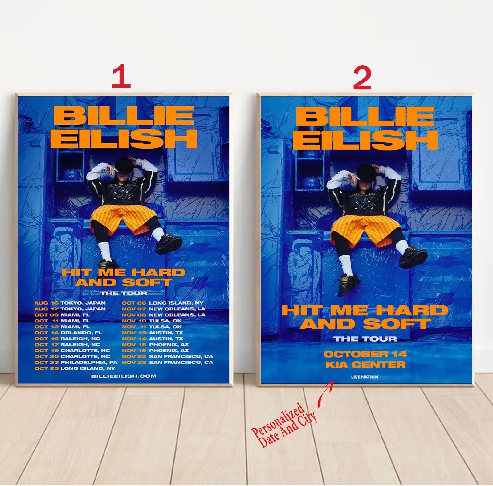 ビリー・アイリッシュ HIT ME HARDER TOUR ネックレス HIT ME HARD AND SOFT Blue Blohsh Necklace - Billie Eilish