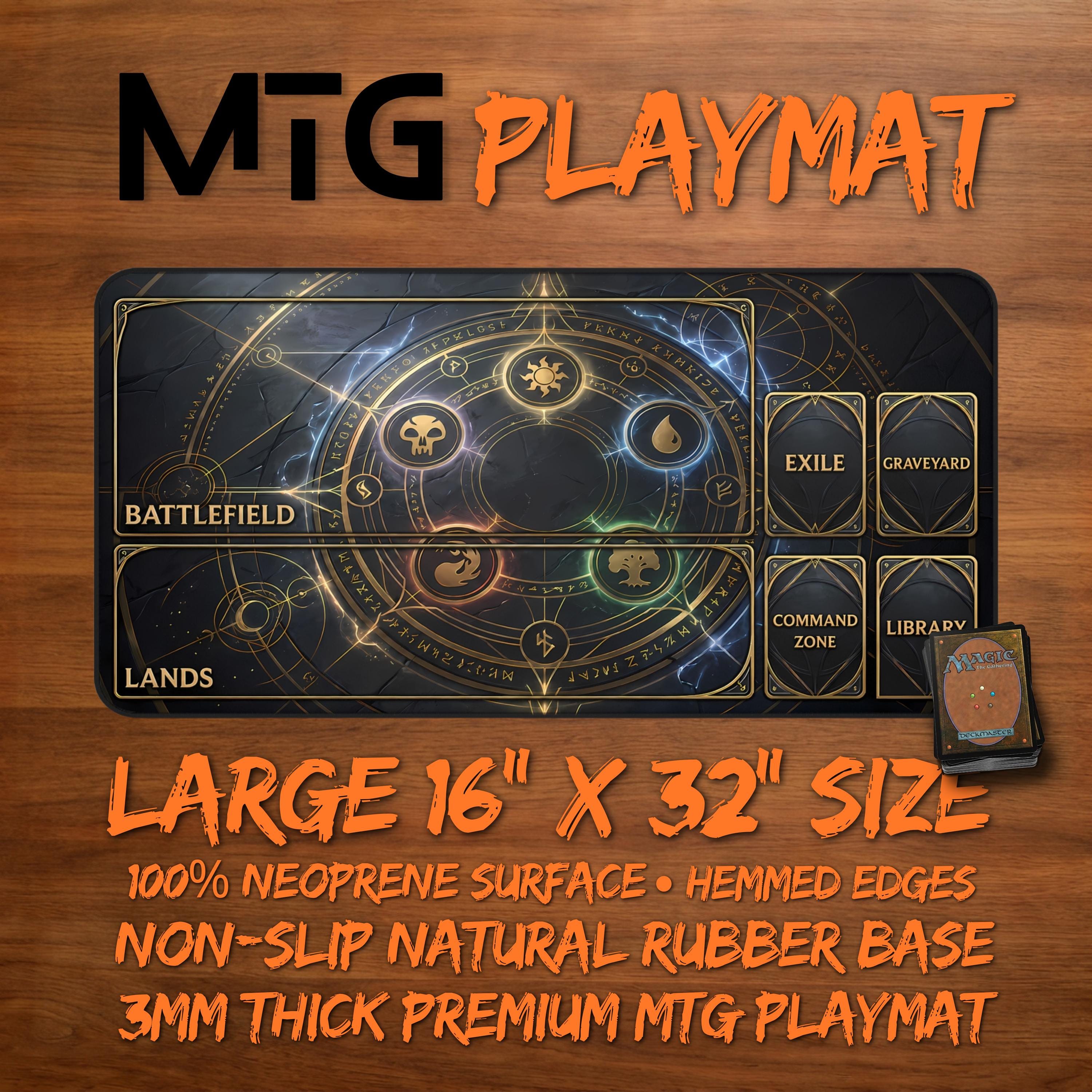 MTG Playmat Magic the Gathering Commander Zones Trading Card Games