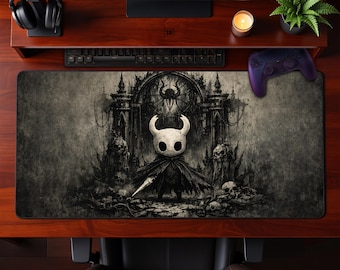Podkładka pod mysz Hollow Knight Gothic Desk Mat: The Knight Dark Horror