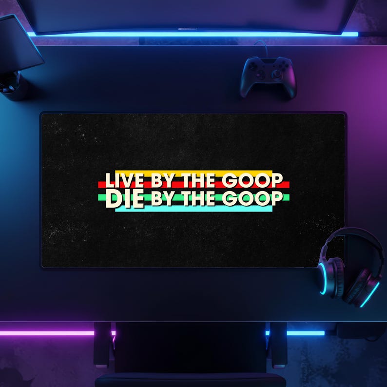 Limited Arc Raiders Gaming Desk Mat Live by the Goop Die by the Goop ...