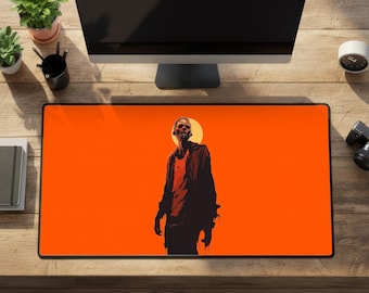 Zombie Horror Desk Mat Colorful Gaming Mousepad XXL Gift Idea For Gamers Pc Desk Accessory Spooky Gaming Setup Decor Office Decoration
