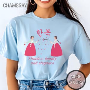 Hanbok T-Shirt: Korean Culture Inspired Comfort Colors Tee