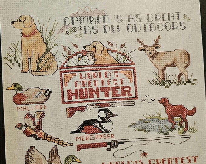 For the Sportsman Cross Stitch Pattern Father's Day - Etsy