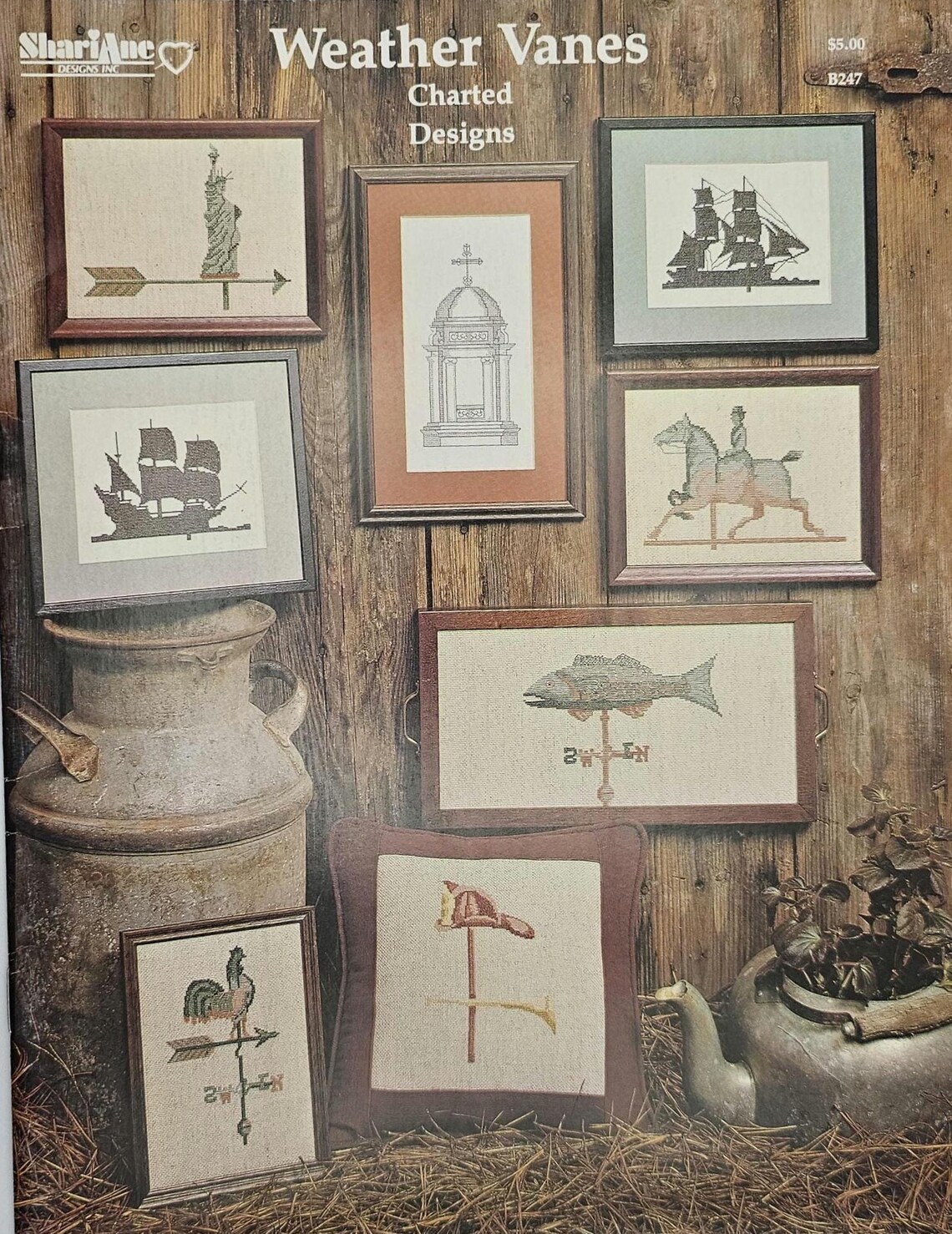 Weather Vane Pattern Weather Vanes Cross Stitch Pattern Vintage Cross Stitch - Etsy
