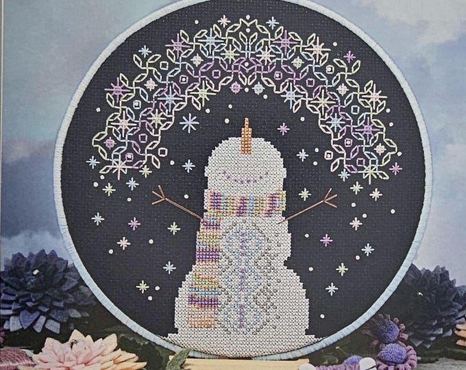 Magical Snowflakes Cross Stitch Pattern - Counting Puddles Design - Etsy
