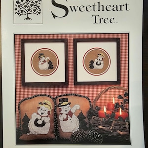 Christmas with Frosty Cross Stitch Pattern