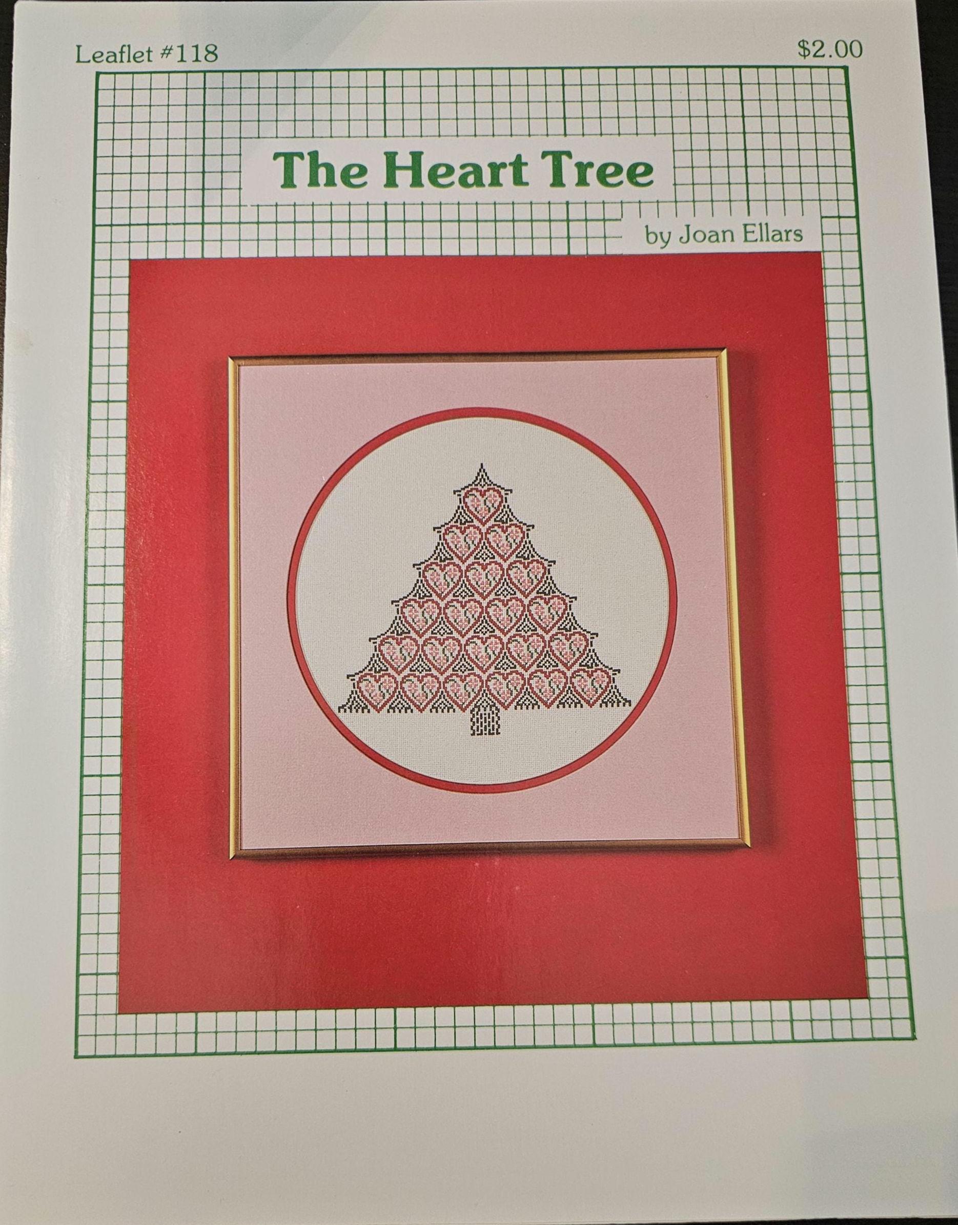 The Heart Tree Cross Stitch Pattern Christmas Tree