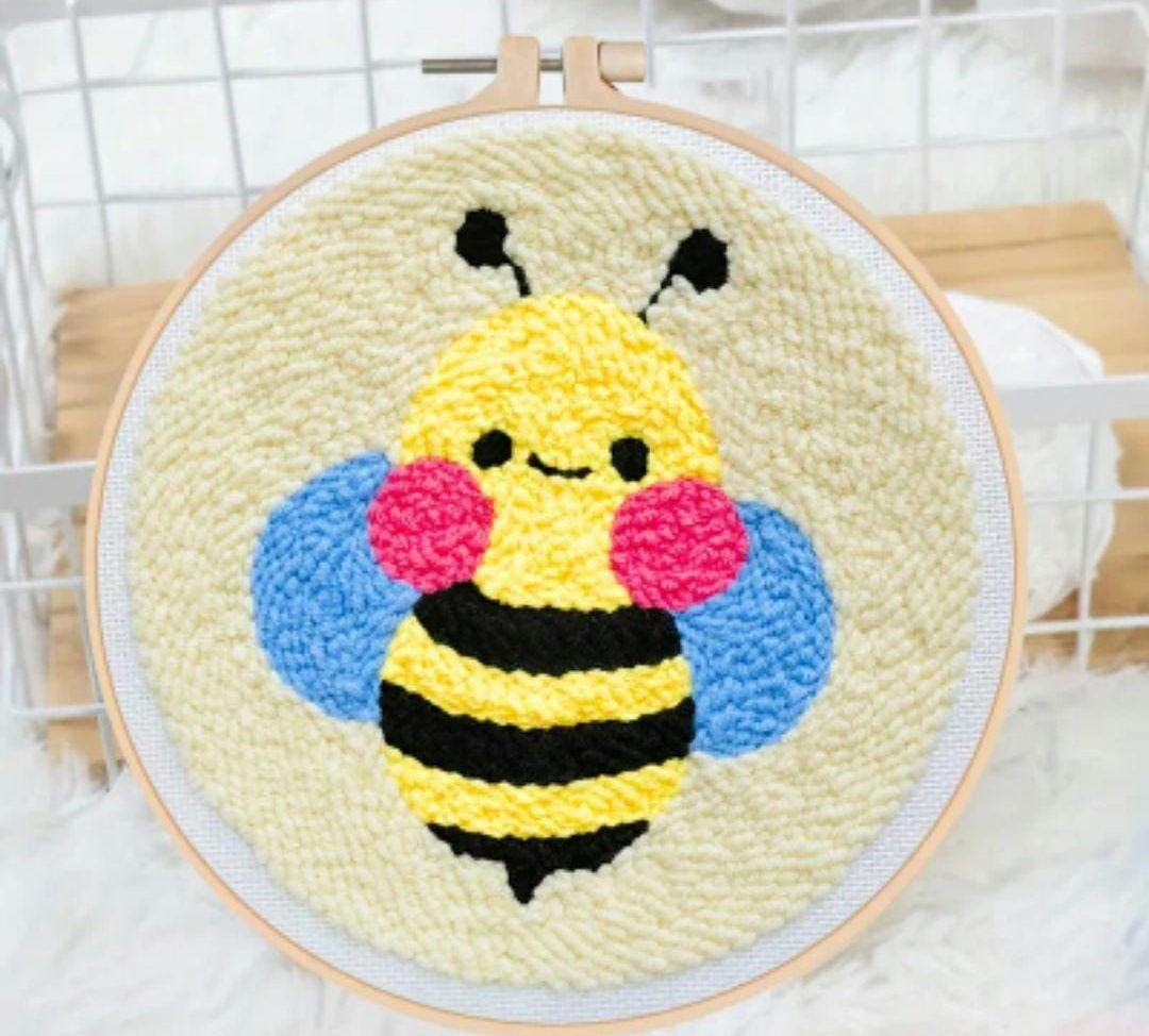 Little Bee Punch Needle Kit - Etsy