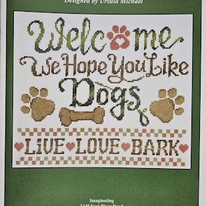 Hope You Like Dogs Cross Stitch Pattern