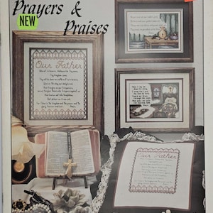 Vintage Prayers and Praises Cross Stitch Pattern