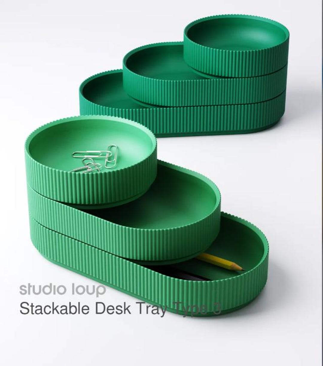 Stackable Desk Tray Type 3 | Modern Organizer Set | Desk Storage ...