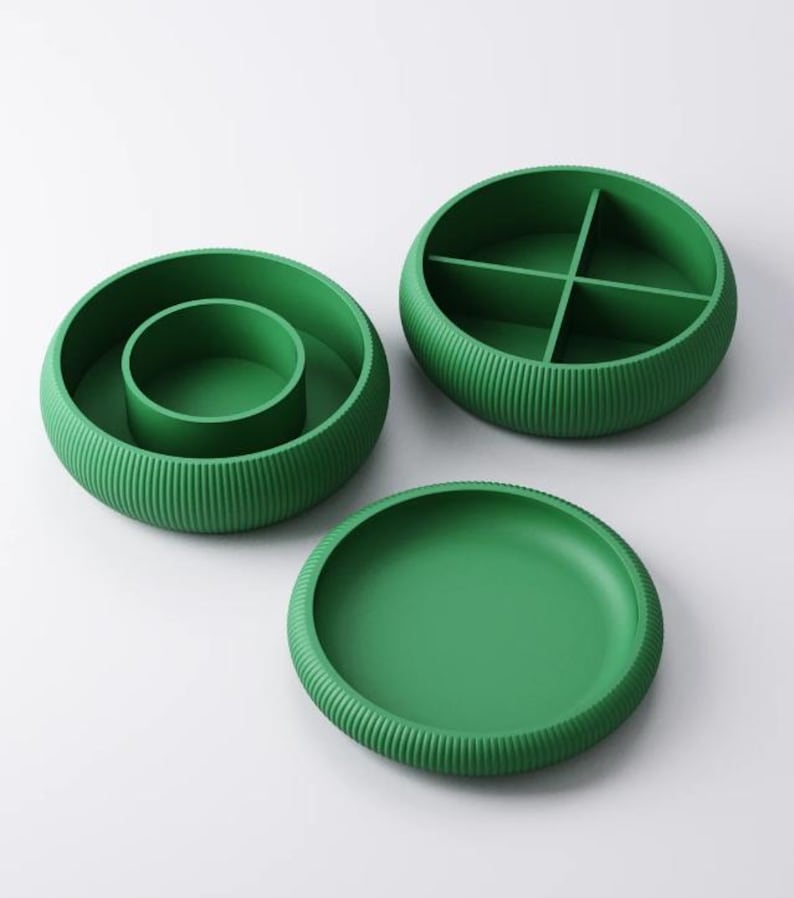 Round Storage Extendable Round Stackable Organizer Set | Storage Box With Dividers & Trays ...