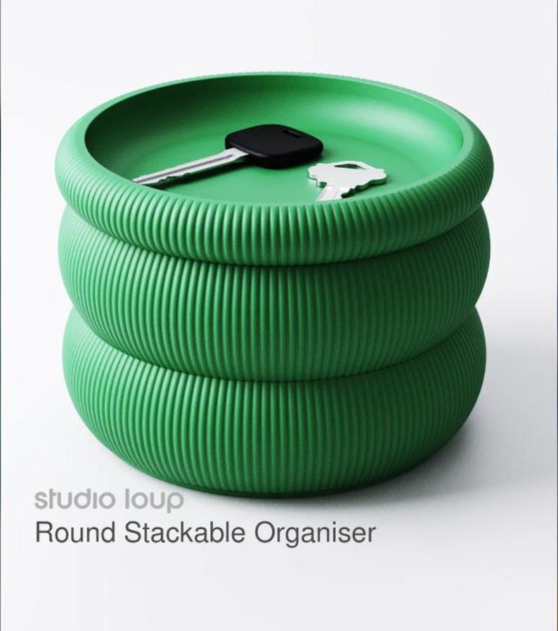 Round Storage Extendable Round Stackable Organizer Set | Storage Box With Dividers & Trays ...