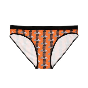 Fun Graphic Women&#39;s Underwear, Unique Everyday Lingerie, Gift for Her, Colorful Panties, Playful Fashion