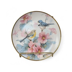 Plato de serenata primaveral de reliquia de Franklin Mint Carol Shores Wright
