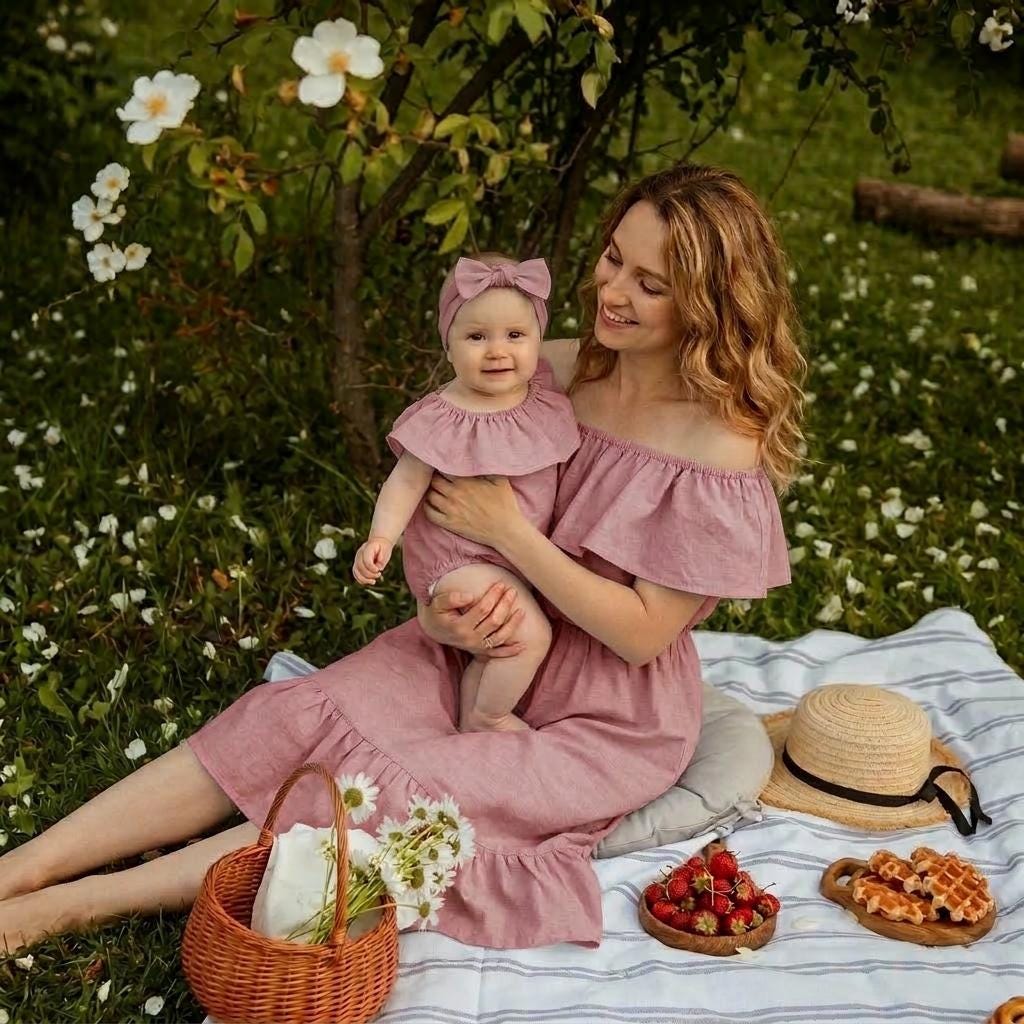 mother and daughter matching pink dress Matching Mother Daughter Dress, Matching Tutu Dress, Mommy And Me Dress, Mom And Baby Dress, Matching Outfit, Pink Matching Dresses